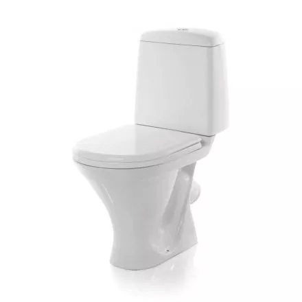 Унитаз-компакт напольный с бачком Sanita Аттика WC.CC/Attica/1-P/WHT.G/S1 уц белый с сиденьем каскадный смыв