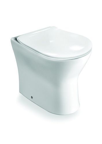 Чаша унитаза напольная Roca LEON 7.3426.4.900.0 цвет белый без бачка с сиденьем каскадный смыв