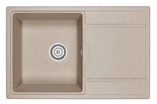Кухонная мойка Granula 7804, ПЕСОК 78х50 цвет бежевый поверхность матовая