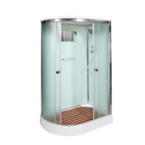 Душевая кабина AvaCan D012SR 120х90 асимметричная с крышей ориентация правая