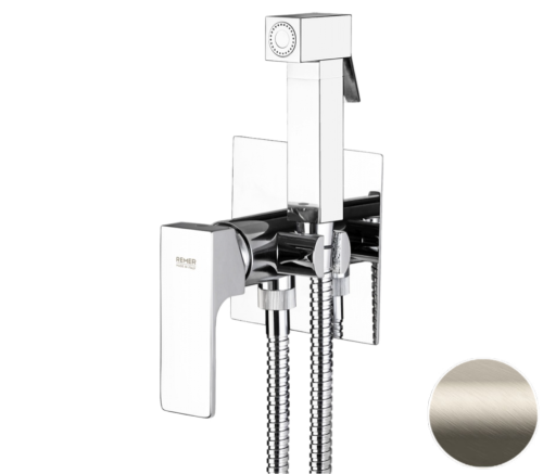 Гигиенический душ со смесителем Remer AU65XV сталь