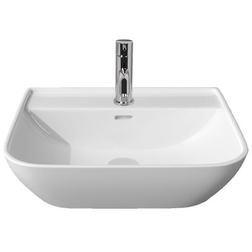 Раковина керамическая Kale BABEL 310200200047 (7111110500) 60х50 подвесная цвет белый матовый 1 отверстие под смеситель