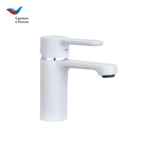 Смеситель Славен Город СЛ-ОД-Т1Б на раковину белый
