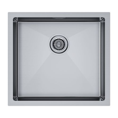 Кухонная мойка Paulmark GERBERG 48 UNI PM214844-BS 43х39 цвет брашированная нержавеющая сталь поверхность матовая