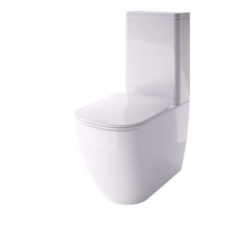 Унитаз напольный с бачком Hidra Faster FAR12_FA18/026 цвет черный матовый с бачком безободковый