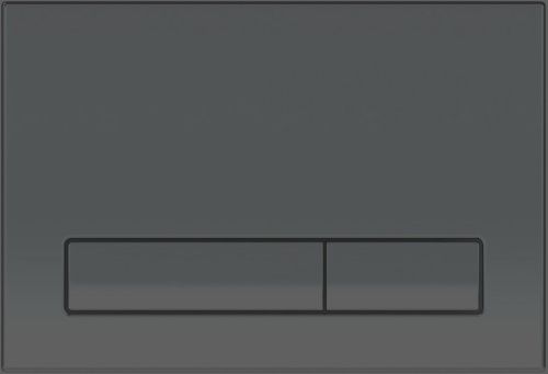 Клавиша смыва механическая KK POL M16 350/PWS/058-00-00 цвет оружейная сталь