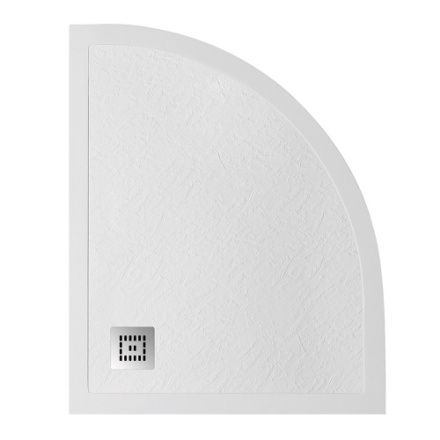 Душевой поддон BelBagno UNO TRAY-MR-UNO-RH-120/80-550-35-W-L-CR 120х80 искусственный мрамор белый