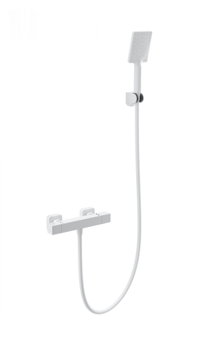 Смеситель для душа Wonzon & Woghand Stay WW-B2062-A-MW настенный белый с термостатом