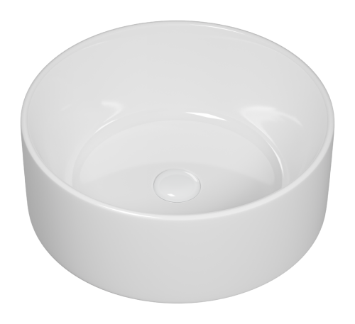 Раковина мебельная из санфаянса Melana MLN-7078A 41 7078A-805 41х41 накладная цвет белый без отверстий под смеситель