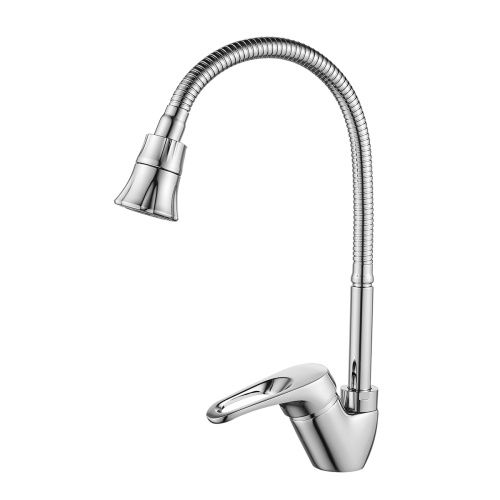 Смеситель для кухни Rossinka B B35-26 на мойку хром