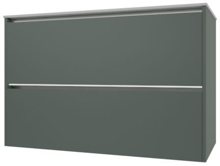 Тумба под раковину Allen Brau Activity 1.34014.CGM 100х46х65 подвесная цвет зеленый - фото 2