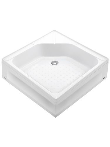 Душевой поддон WEMOR 80/24 S (10000002254) 80х80 акрил белый с каркасом