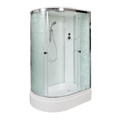 Душевая кабина AvaCan EM3012R 120х90 асимметричная с крышей ориентация правая