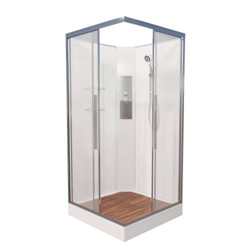 Душевая кабина AvaCan K K2010N 100х100 прямоугольная без крыши ориентация универсальная