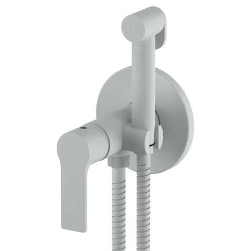 Гигиенический душ со смесителем Mariani B37185KLW белый матовый