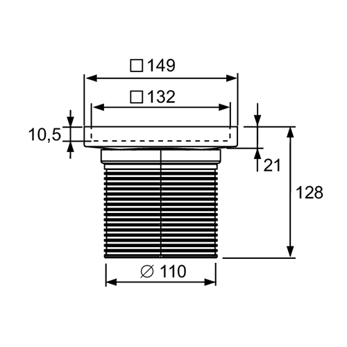 Основа для плитки с монтажным элементом Tece TECEdrainpoint S 3660011 - фото 2