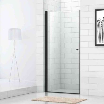 Душевая дверь Cezares ECO ECO-O-B-1-90-C-NERO 90х190 стекло прозрачное профиль черный