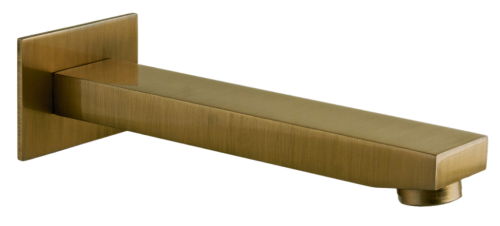 Излив Remer Qubika 91QVO настенный латунь состаренная