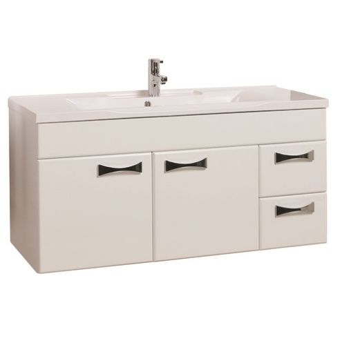 Тумба под раковину Aquaton Диор 1A110601DR010 119х44х54 подвесная цвет белый