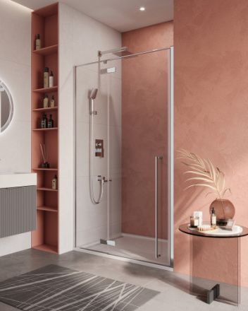 Душевая дверь Cezares LINER LINER-B-12-120-C-Cr-L 120х195 стекло прозрачное профиль хром глянцевый