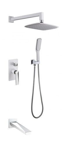 Душевая система Boheme Venturo 374-W-2 встраиваемая цвет белый глянцевый