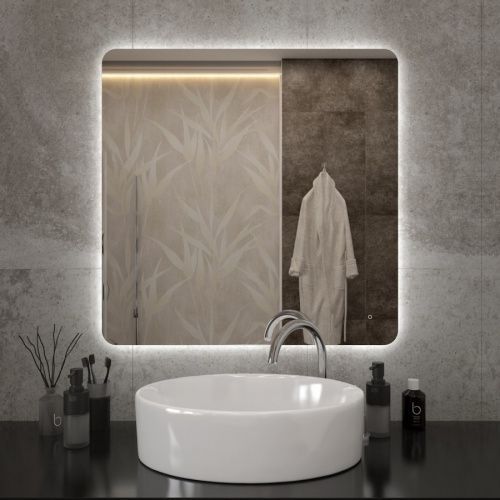 Зеркало с подсветкой Maretti Florenza FL148080P16EL 80х80 подвесное