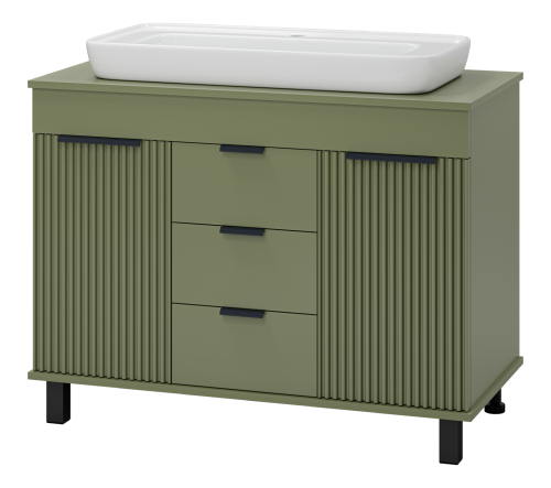 Тумба под раковину Brevita Enfida ENF-06100-0843Я 100х48х65 напольная