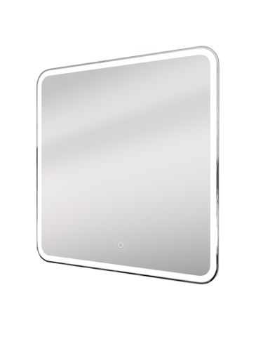 Зеркало в ванную Orange Nature ON-80ZE 80х80 цвет белый