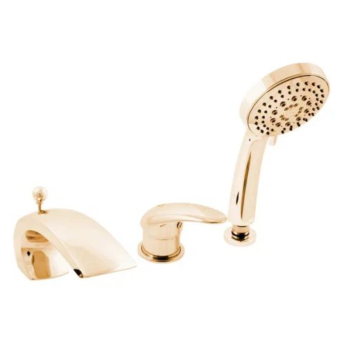 Смеситель RavSlezak D472.5SZ на борт ванны золото