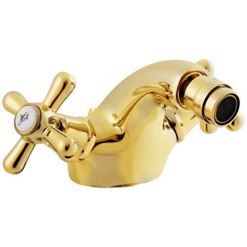 Смеситель RavSlezak MORAVA MK145.5KZ на биде золото