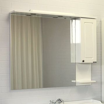 Зеркало-шкаф Comforty Севилья 00003132628CF 100х16х80 подвесной цвет слоновая кость