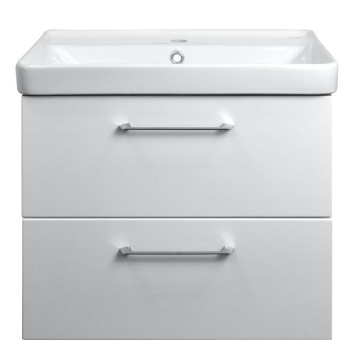 Тумба с раковиной Azario Ника CS00080143 60х48х56 подвесная цвет белый