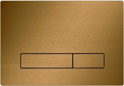 Клавиша смыва механическая KK POL Vitrum Metal SLim 350/PSM/007-00-00 цвет брашированное золото