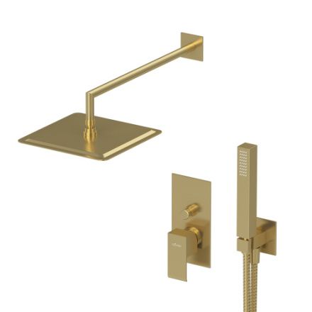 Душевая система Cezares PORTA PORTA-DSIPQ-30-SR встраиваемая цвет золото