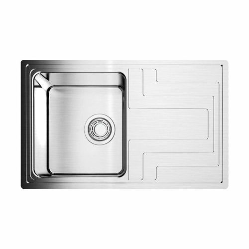 Кухонная мойка Omoikiri Mizu 4973730 78х48 цвет нержавеющая сталь