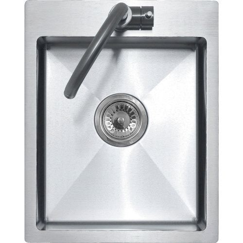 Кухонная мойка Melana ProfLine MLN-R4050H 40х50 цвет сатин поверхность матовая