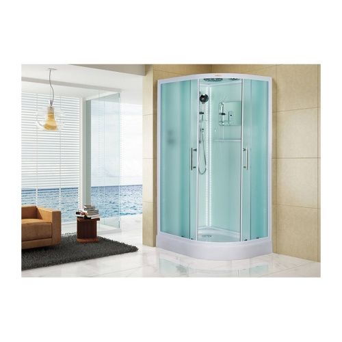 Душевая кабина Esbano ELEGANCIA ESKL115CRL 115х85 асимметричная с крышей ориентация левая