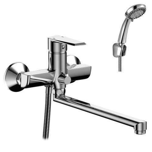 Смеситель для ванны Rossinka RS28 RS28-33 настенный хром