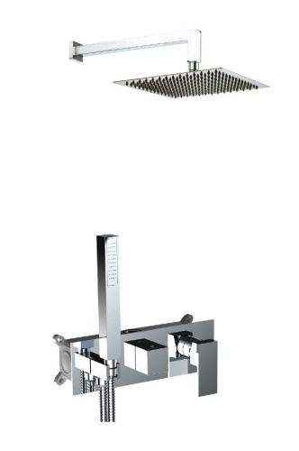 Душевая система AQG Bold 19BOLEC24002 встраиваемая цвет хром