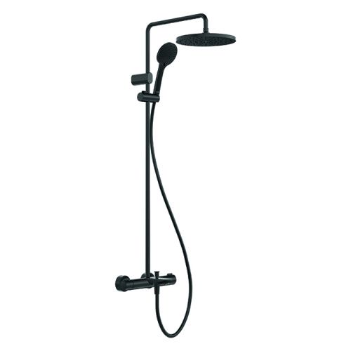 Душевая стойка Duravit Wave WA5280008C46 настенная цвет черный