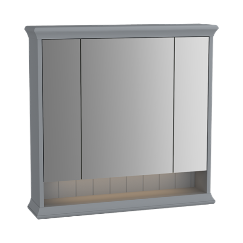 Зеркало-шкаф Vitra Valarte 62232 78х18х76 подвесной цвет серый матовый
