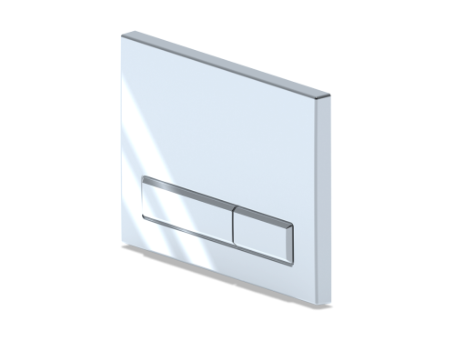 Клавиша смыва механическая Bas ИУ00006 цвет хром глянцевый