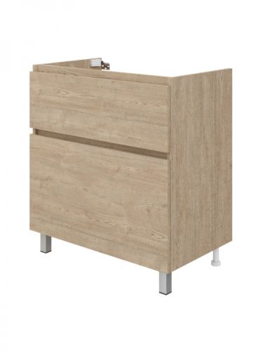 Тумба под раковину Teymi Laina T60824 75х46х50 напольная цвет дуб светлый