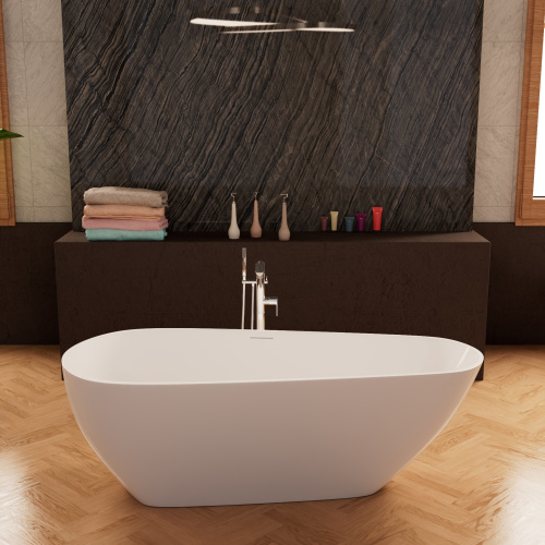 Ванна акриловая Frank 12524 170х75 отдельностоящая нестандартная с ножками