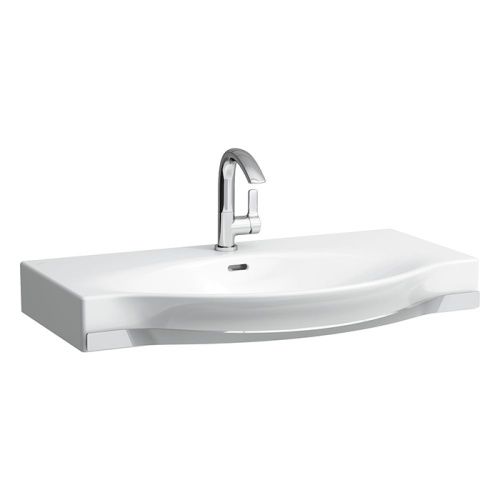 Раковина керамическая Laufen Palace 90 см 8.1270.2.000.104.1 подвесная цвет белый 1 отверстие под смеситель