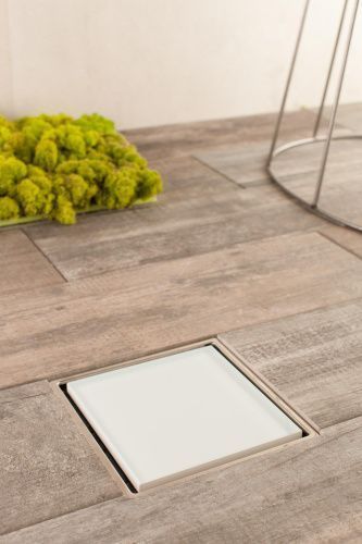 Душевой трап Pestan White Glass 13000094 напольный