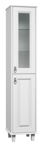 Шкаф-пенал Misty Версаль П-Вер05035-011ВСП 37х37х182 напольный цвет белый