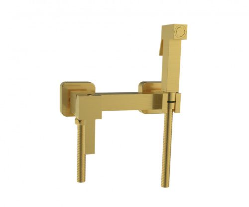 Гигиенический душ со смесителем Ceramalux DBS/007 золото матовое