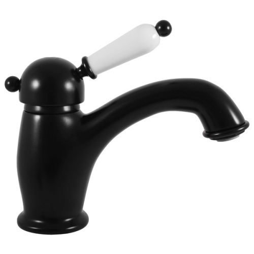 Смеситель RavSlezak LABE L526.5CMAT на раковину черный матовый