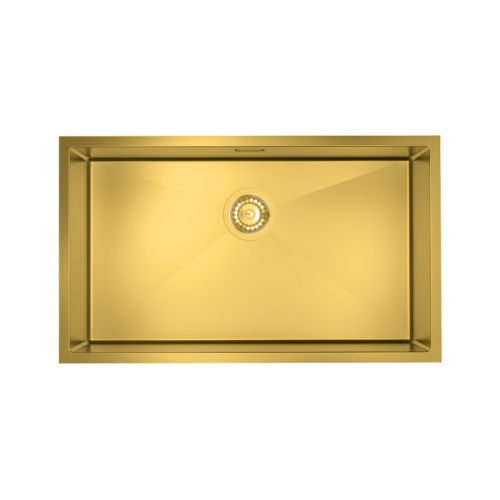 Кухонная мойка IDDIS Edifice EDI74B0i77 74х44 цвет золото поверхность матовая